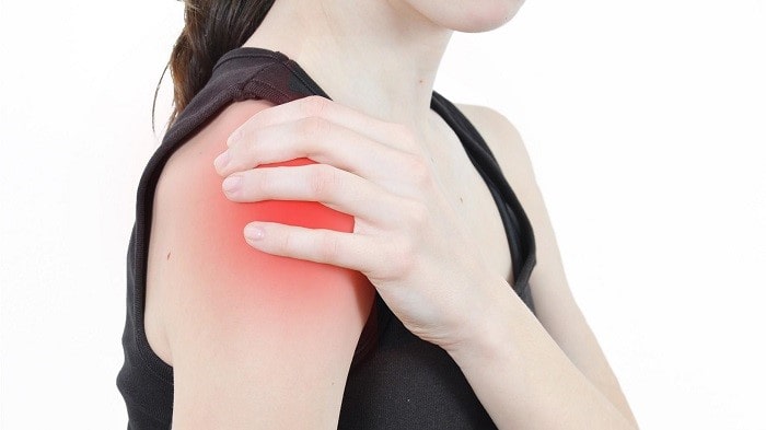 استراحت بخاطر بورسیت شانه